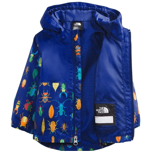The North Face  Infant Zipline Rain Jacket / blue/ size 6-12 Months - Picture 2 of 15